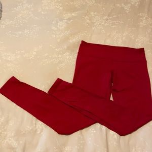 Red Lululemon Pants